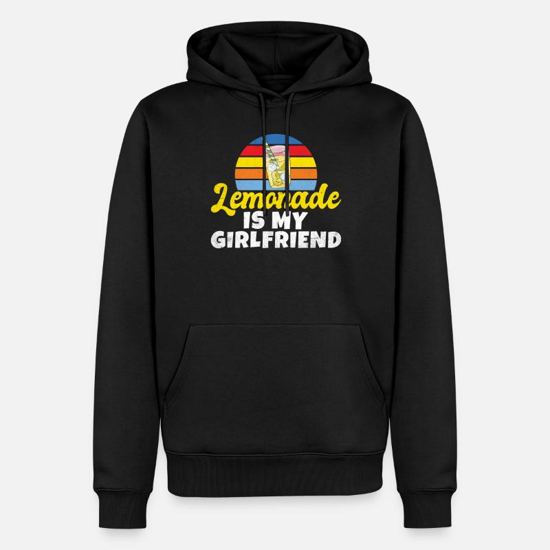 Limonade Geschenkideen - Männer Premium Bio Hoodie - Schwarz