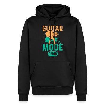 Weekend Mode On - Bass Guitar Player Bass Guitaris - Männer Premium Bio Hoodie - Schwarz - Vorne - Nico (187cm)