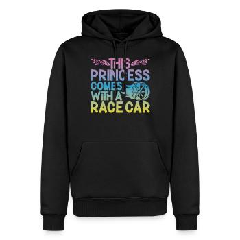 Drag Racing Race Car Girl This - Männer Premium Bio Hoodie - Schwarz - Vorne - Nico (187cm)