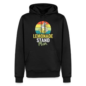 Limonade Geschenkideen - Männer Premium Bio Hoodie - Schwarz - Vorne - Nico (187cm)