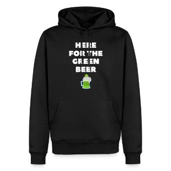 Bier Saufen Alkohol St Patricks Day Irish Geschenk - Männer Premium Bio Hoodie - Schwarz - Vorne - Nico (187cm)