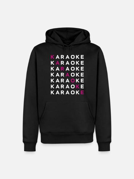 Karaoke Singer Karaoke - Men’s Premium Organic Hoodie - black
