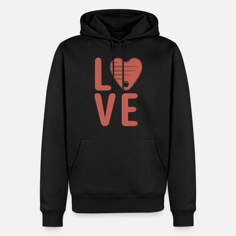 Steak Lover Steak Geschenk - Männer Premium Bio Hoodie - Schwarz