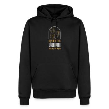 Atomkraftwerk Nuklear Energie Erneuerbare Energie - Männer Premium Bio Hoodie - Schwarz - Vorne - Nico (187cm)