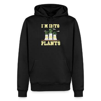 Atomkraftwerk Nuklear Energie Erneuerbare Energie - Männer Premium Bio Hoodie - Schwarz - Vorne - Nico (187cm)