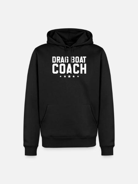 Drag Boat Coach Speed Boat - Men’s Premium Organic Hoodie - black