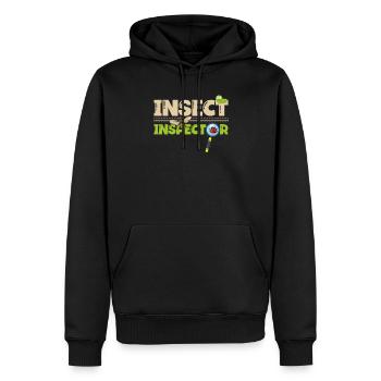 Insecte inspecteur détecteur de coléoptères du futur - Sweat à capuche Premium bio Homme - noir - Devant - Nico (187cm)