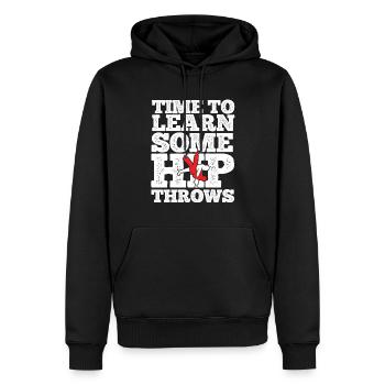 Japanischer Kampfsport Judo - Männer Premium Bio Hoodie - Schwarz - Vorne - Nico (187cm)