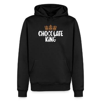 Schokoladenliebhaber Geschenke - Männer Premium Bio Hoodie - Schwarz - Vorne - Nico (187cm)