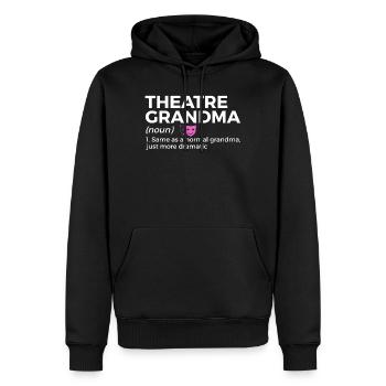 Theater Schauspieler - Männer Premium Bio Hoodie - Schwarz - Vorne - Nico (187cm)