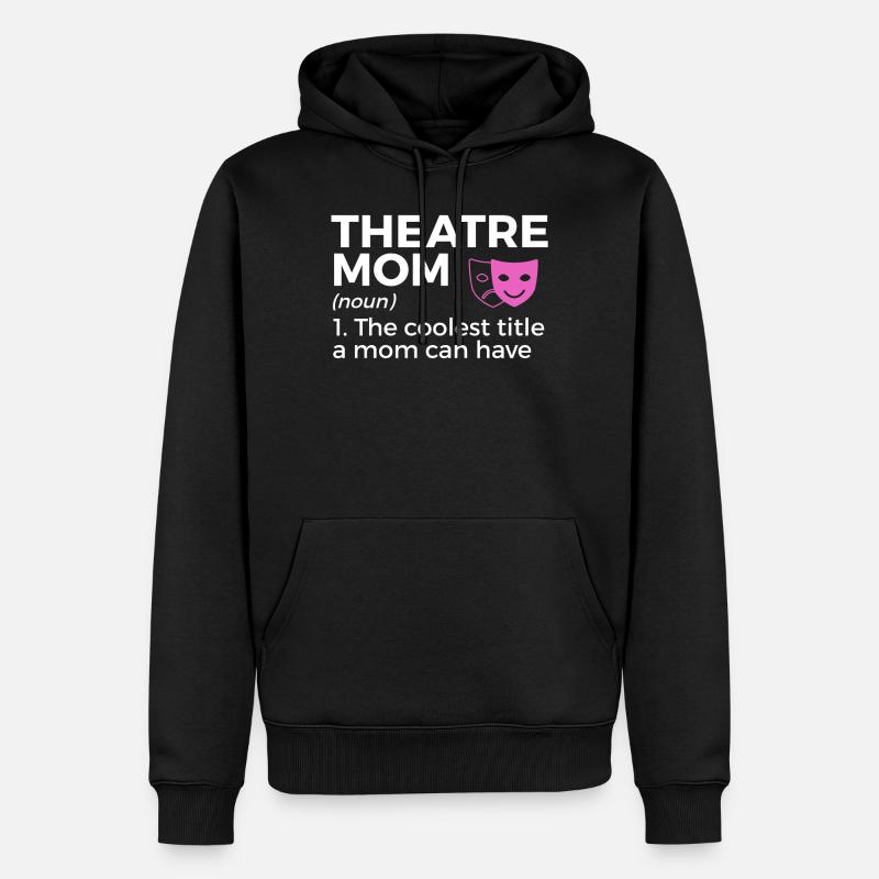 Theater Schauspieler - Männer Premium Bio Hoodie - Schwarz