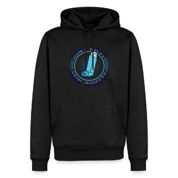Albuterol Asthma Astmatiker - Männer Premium Bio Hoodie - Schwarz - Vorne - Nico (187cm)