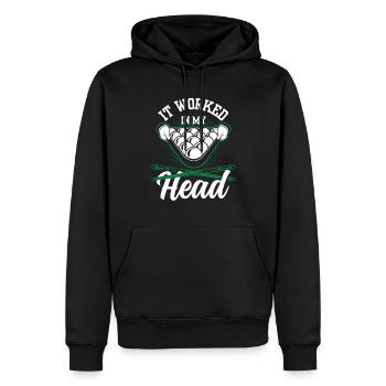 In Meinem Kopf Hat Es Funktioniert Pool Billard - Männer Premium Bio Hoodie - Schwarz - Vorne - Nico (187cm)