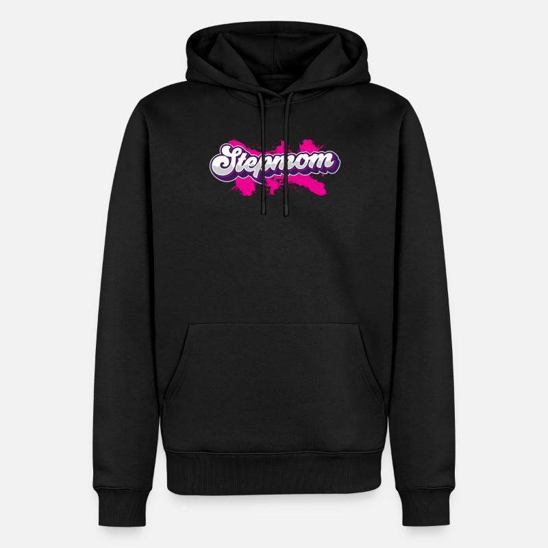 Belle-mère Mère d’accueil Belle-mère - Sweat à capuche Premium bio Homme - noir