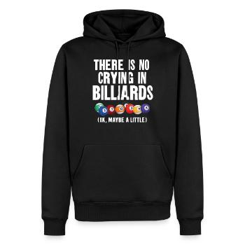 Billiards Pool Player Ball There - Men’s Premium Organic Hoodie - black - Front - Nico (187cm)
