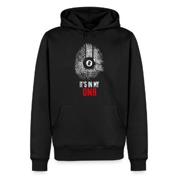 Billiards Pool Player Ball - Männer Premium Bio Hoodie - Schwarz - Vorne - Nico (187cm)