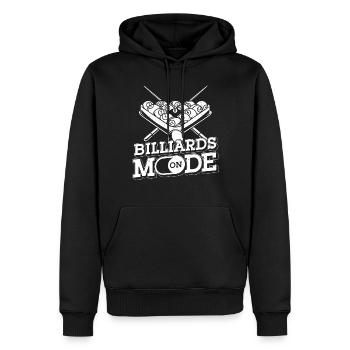 Billiards Pool Player Ball Vintage - Männer Premium Bio Hoodie - Schwarz - Vorne - Nico (187cm)