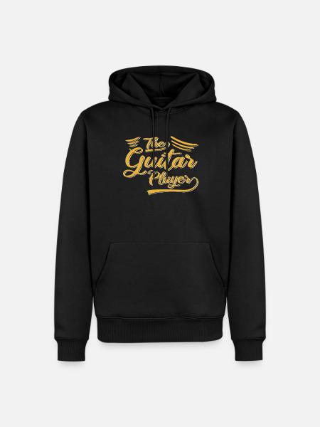 The guitarist - Men’s Premium Organic Hoodie - black