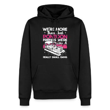 Pontoon Queen -Boat Pontoon -Women - Men’s Premium Organic Hoodie - black - Front - Nico (187cm)