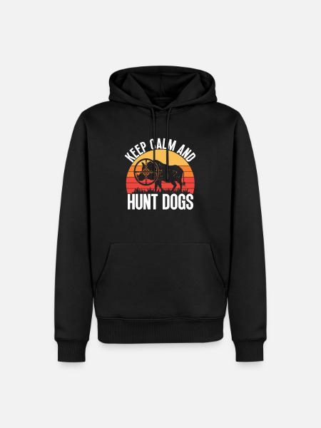 Schweinejagd Jäger Schweinejagd - Männer Premium Bio Hoodie - Schwarz