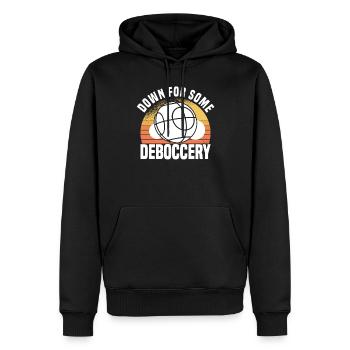 Boccia Petanque Boule Bocciaspieler Lyonnais - Männer Premium Bio Hoodie - Schwarz - Vorne - Nico (187cm)