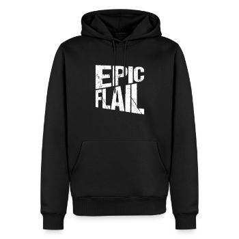 Larp Larping Live Action Role Playing Epic Flail - Männer Premium Bio Hoodie - Schwarz - Vorne - Nico (187cm)