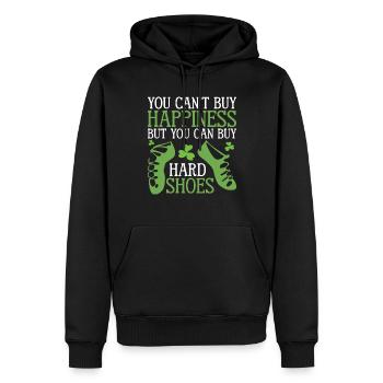 Irish Dance St. Patrick's Dance - Men’s Premium Organic Hoodie - black - Front - Nico (187cm)