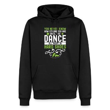 Irish Dance St. Patrick's Dance - Men’s Premium Organic Hoodie - black - Front - Nico (187cm)