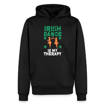 Irish Dance St. Patrick's Dance - Men’s Premium Organic Hoodie - black - Front - Nico (187cm)