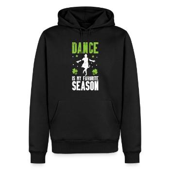 Irish Dance St. Patrick's Dance - Men’s Premium Organic Hoodie - black - Front - Nico (187cm)
