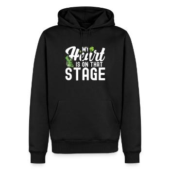 Irish Dance St. Patrick's Dance - Men’s Premium Organic Hoodie - black - Front - Nico (187cm)