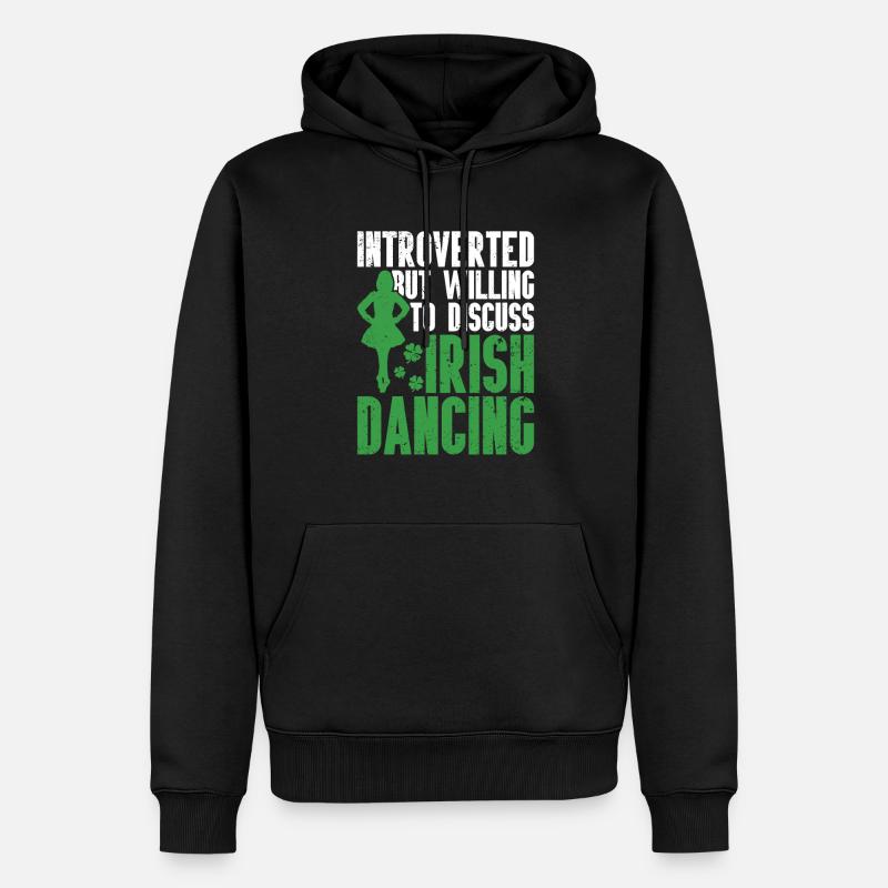 Danse irlandaise Danse Saint-Patrick - Sweat à capuche Premium bio Homme - noir