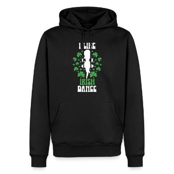 Irish Dance St. Patrick's Dance - Men’s Premium Organic Hoodie - black - Front - Nico (187cm)