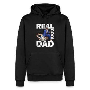 Jiu Jitsu Dad Gi Jiu - Männer Premium Bio Hoodie - Schwarz - Vorne - Nico (187cm)