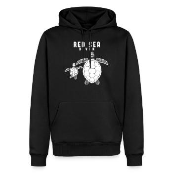 Tauchen Ägypten Urlaub Meeresschildkröte - Männer Premium Bio Hoodie - Schwarz - Vorne - Nico (187cm)