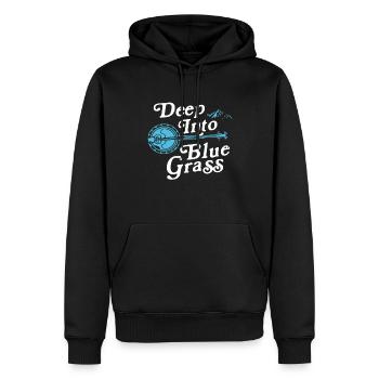 Banjo Shirts For Men Bluegrass Appalachia Folk - Männer Premium Bio Hoodie - Schwarz - Vorne - Nico (187cm)