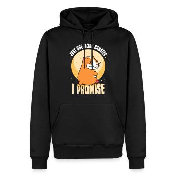 Nur Noch Ein Hamster Versprochen Haustier Besitzer - Männer Premium Bio Hoodie - Schwarz - Vorne - Nico (187cm)