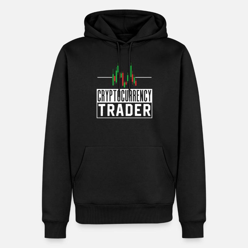 Kryptowährungs Händler Trader Krypto Crypto - Männer Premium Bio Hoodie - Schwarz