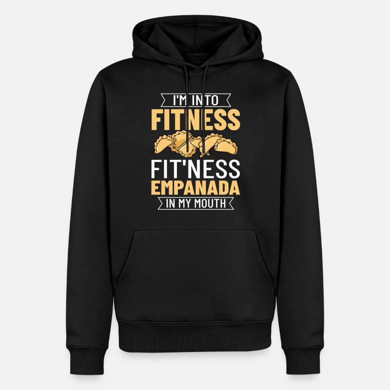 Empanada Argentine Dumpling Espagne - Sweat à capuche Premium bio Homme - noir