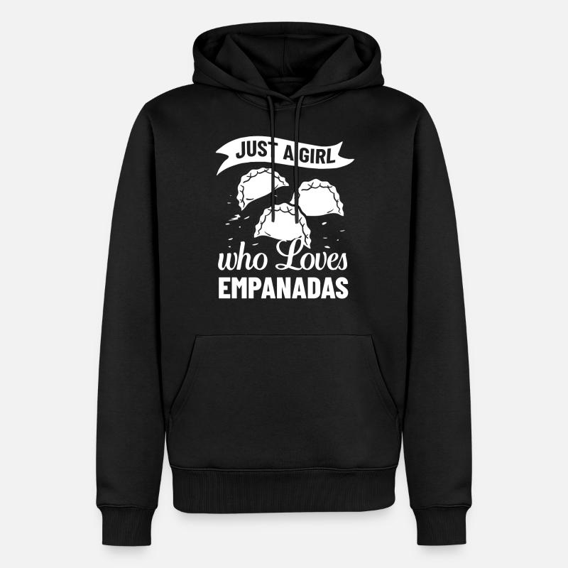 Empanada Argentine Dumpling Espagne - Sweat à capuche Premium bio Homme - noir
