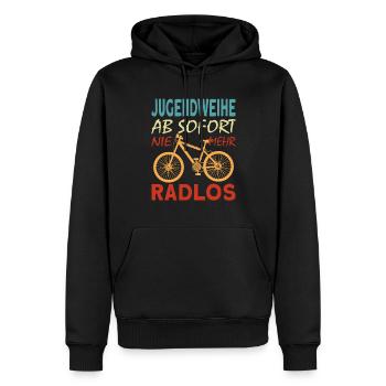 Jugendweihe Geschenke für Jungen und jugendliche - Männer Premium Bio Hoodie - Schwarz - Vorne - Nico (187cm)
