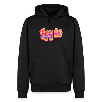 Vintage Philippines Urlaubsreise Asien Leyte - Männer Premium Bio Hoodie - Schwarz - Vorne - Nico (187cm)