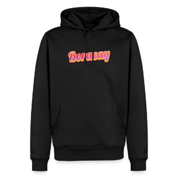 Vintage Philippines Urlaubsreise Asien Boracay - Männer Premium Bio Hoodie - Schwarz - Vorne - Nico (187cm)