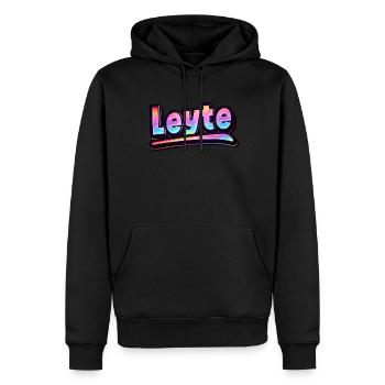 Vintage Philippines Urlaubsreise Asien Leyte - Männer Premium Bio Hoodie - Schwarz - Vorne - Nico (187cm)