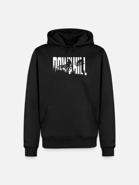 Downhill MTB DH - Men’s Premium Organic Hoodie - black