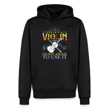 Violin Violinist I've Got A Violin - Männer Premium Bio Hoodie - Schwarz - Vorne - Nico (187cm)