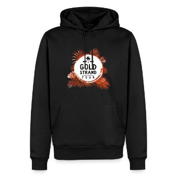 Golden Sands Tour coloré - Sweat à capuche Premium bio Homme - noir - Devant - Nico (187cm)