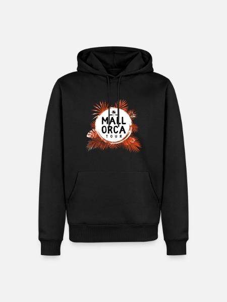 Mallorca Tour Bunt - Männer Premium Bio Hoodie - Schwarz