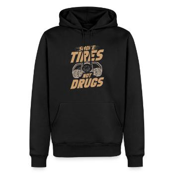 Motorsport Car Racer Motorrad Offroading Racing - Männer Premium Bio Hoodie - Schwarz - Vorne - Nico (187cm)