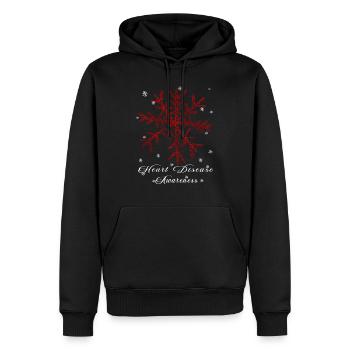 Sensibilisation aux maladies cardiaques du ruban rouge - Sweat à capuche Premium bio Homme - noir - Devant - Nico (187cm)